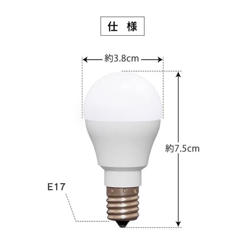 LEDd E17 Lz^Cv 25W` F `Ή fMގ{HΉ LDA2N-G-E17-2T7_12