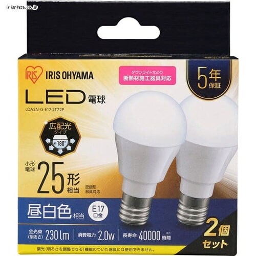 LEDd E17 Lz^Cv 25W` F `Ή fMގ{HΉ LDA2N-G-E17-2T7_22