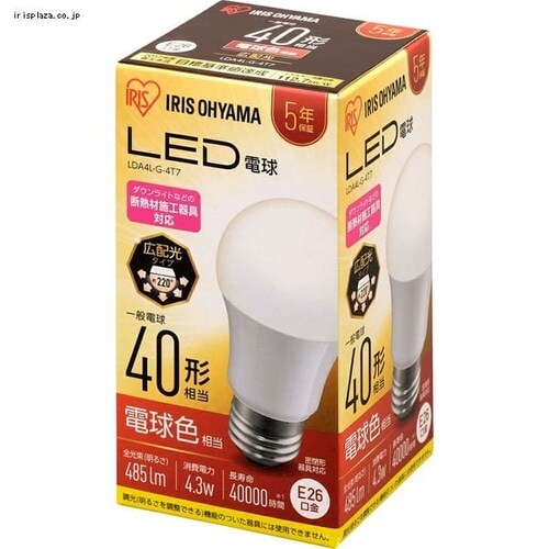 LEDd E26 Lz^Cv 40W` F `Ή fMގ{HΉ LDA4N-G-4T7_19