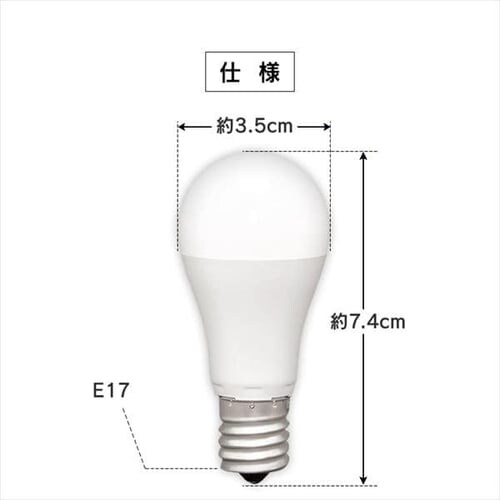 LEDd E17 Lz^Cv 40W` F `Ή LDA4N-G-E17-4T6-E_10