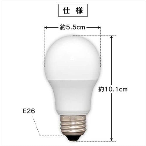 2個セット】LED電球 E26 広配光 40形相当 LDA4N-G-4T6-E 昼白色 1908132 │アイリスプラザ│アイリスオーヤマ公式通販サイト