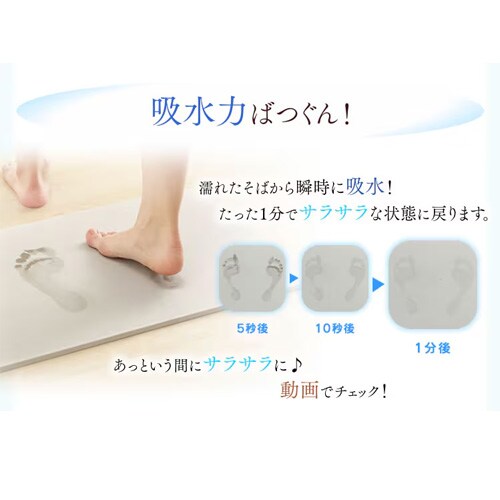 バスマット 珪藻土 LLサイズ SKBM-7050 H524184