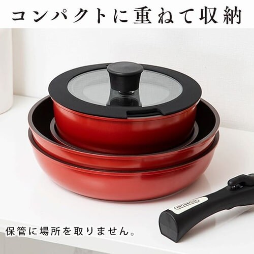 【IH対応】KITCHEN CHEF ダイヤモンドコートパン 12点セット H-IS-SE12【前払い不可】【代引き不可】【同梱不可】_10