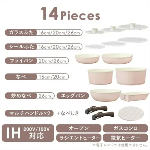 yIHΉzKITCHEN CHEF Z~bNJ[p 14_Zbg CC-SE14NP O[_14