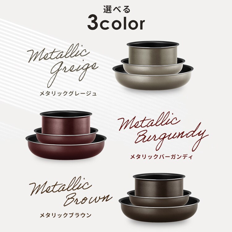 ダイヤモンドコートパン 13点セット IH／ガス火対応 IPDCI-T13