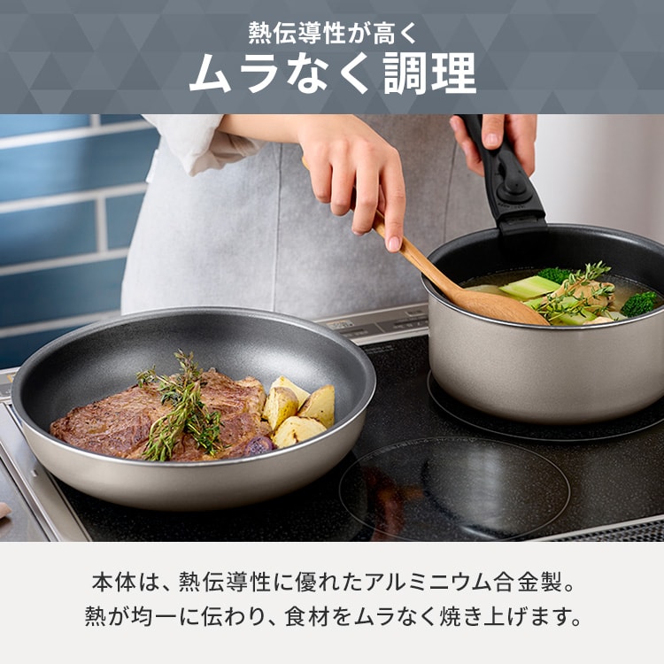 【新品】 アイリスオーヤマ フライパン 鍋 IH 13点 ダイヤモンド　ブラウン 新品】 アイリスオーヤマ フライパン 鍋 IH 13点 ダイヤモンド