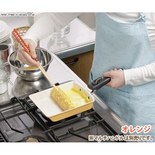 【KITCHEN CHEF(キッチンシェフ)】セラミッククイックパン エッグパン CQP-EPB ピンク・オレンジ・ライトグリーン_5