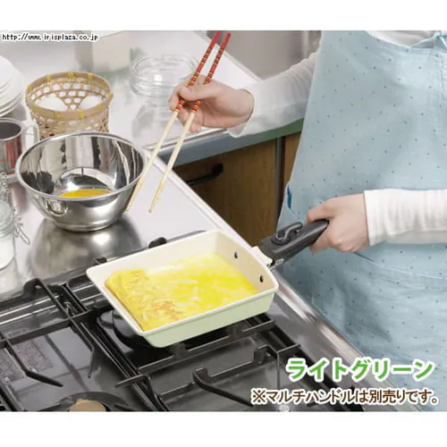 【KITCHEN CHEF(キッチンシェフ)】セラミッククイックパン エッグパン CQP-EPB ピンク・オレンジ・ライトグリーン_6