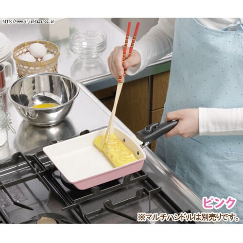 【KITCHEN CHEF(キッチンシェフ)】セラミッククイックパン エッグパン CQP-EPB ピンク・オレンジ・ライトグリーン_7