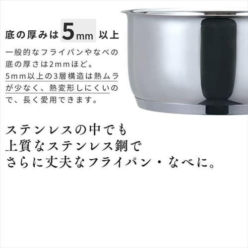 ステンレスシリーズ 湯切り片手鍋 16cm SP-PY16 H529245│アイリスプラザ│アイリスオーヤマ公式通販サイト