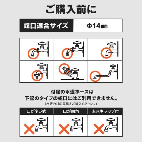 高圧洗浄機 12.0MPa 水圧調整可能 コンパクト収納モデル FBN-604