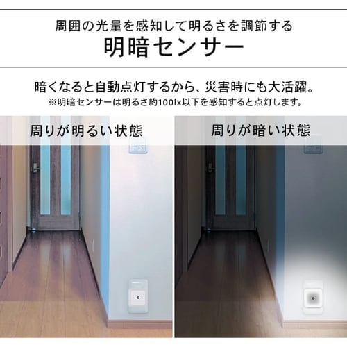 2箱セット】ACプラグ式 LEDセンサーライト 明暗センサー付 (3個入り) LSLL-AC20IS 電球色 1908678 │アイリスプラザ│ アイリスオーヤマ公式通販サイト