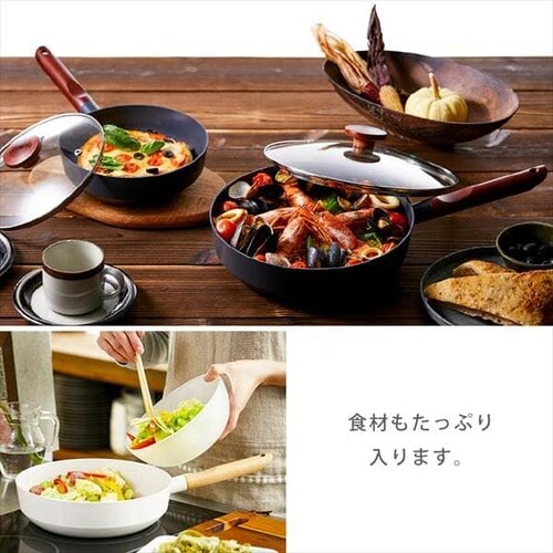 新生活セット】フライパン 10点セット IH/ガス対応 ルオント LUO