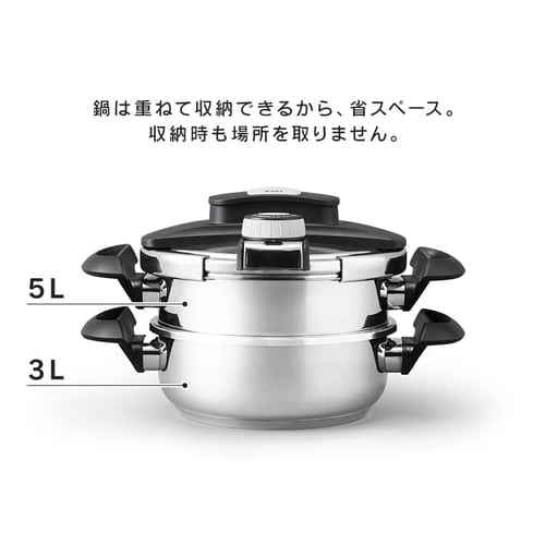 両手圧力鍋 5点セット Ran Se5 Hf アイリスプラザ アイリスオーヤマ公式通販サイト 両手圧力鍋 5点セット Ran Se5 Hf アイリスプラザ アイリスオーヤマ公式通販サイト