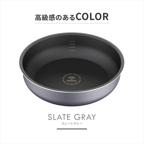 ダイヤモンドコートパンD-plus IH6点セット スレートグレー DCI-S6S H537287F│アイリスプラザ│アイリスオーヤマ公式通販サイト