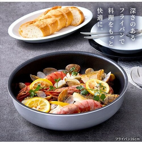 フライパン 28cm IH/ガス火対応 ダイヤモンドグレイス DG-S28F フライパン 28cm IH/ガス火対応 ダイヤモンドグレイス DG-S28F
