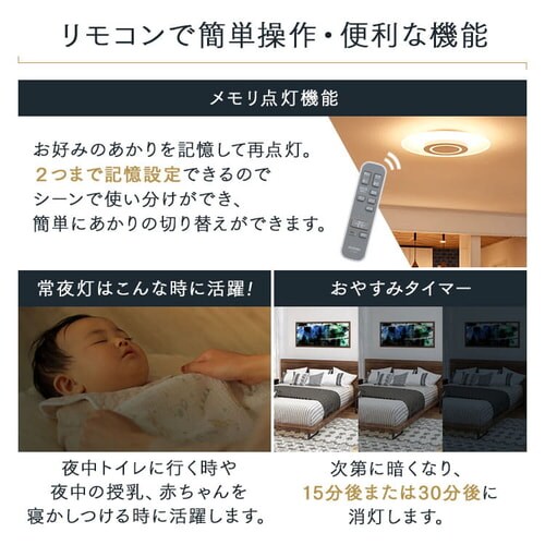 LEDシーリングライト パネルライト 8畳 CEA-A08DLP