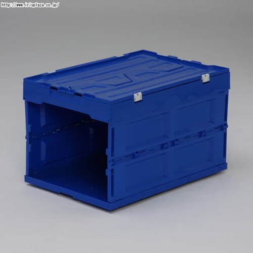 8個セット】フタ付ハードおりたたみコンテナ HDOH-40L ブルー H556995X │アイリスプラザ│アイリスオーヤマ公式通販サイト