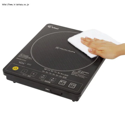 【efeel(エフィール)】ガラストップIHクッキングヒーター EIH14V-B _3