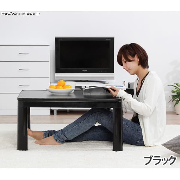 【動作確認済】75cm正方形こたつ フラットヒーター ホワイト 販売終了】こたつ フラットヒーター 75×75cm 正方形 ESK-MDN758