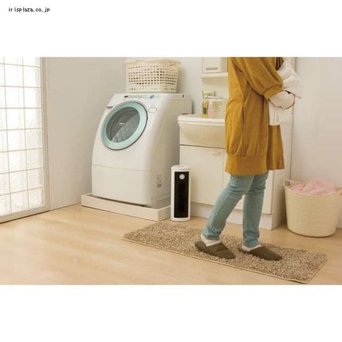 アイリスオーヤマ セラミックファンヒーター JCH-TW122T-W　２台セット セラミックファンヒーター 2WAYタイプ（人感センサー付