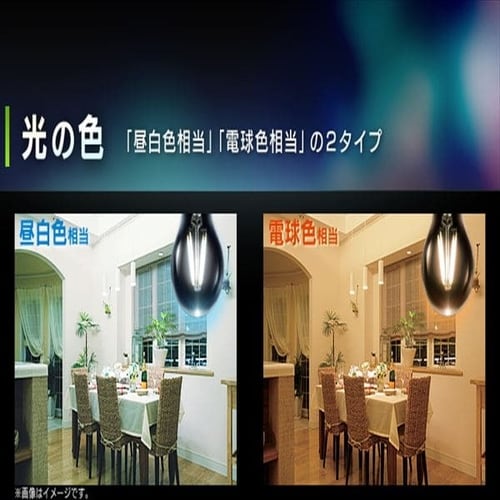 2個セット】【クリアタイプ】LEDフィラメント電球 調光器対応 60W形