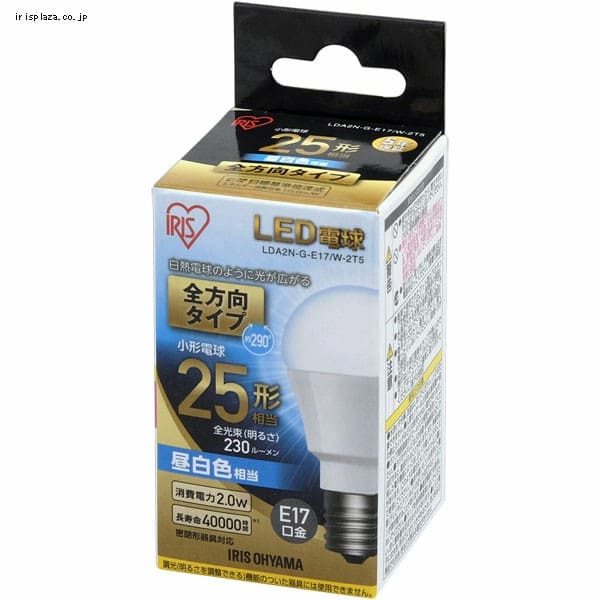 LEDd E17 S^Cv 25W` F LDA2N-G-E17^W-2T5_4