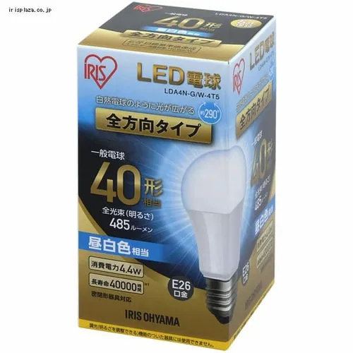LEDd E26 S^Cv 40W` F `Ή LDA4D-G/W-4T5_4