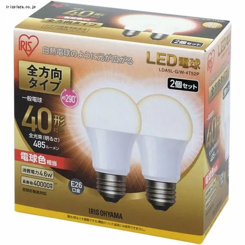 LEDd E26 S^Cv 40W` F `Ή LDA4D-G/W-4T5_13