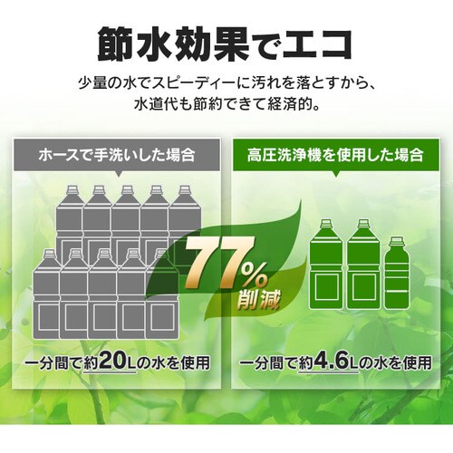 高圧洗浄機 タンク式 7.0MPa 温水使用可能 11点セット SBT-412N