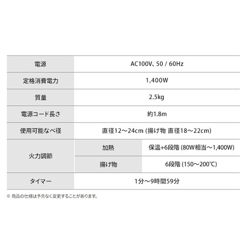 IH�R���� 1�� 1400W ��� �Ζʑ��쎮 IHC-T61-B �u���b�N_14
