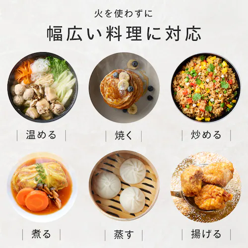 IH�R���� 1�� 1400W ���^ IHC-T43-B �u���b�N_7