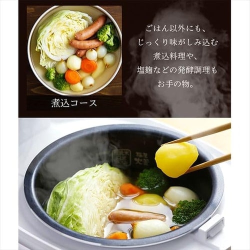 米屋の旨み 銘柄炊き ジャー炊飯器 5.5合 ホワイト RC-MD50-W H572345F│アイリスプラザ│アイリスオーヤマ公式通販サイト