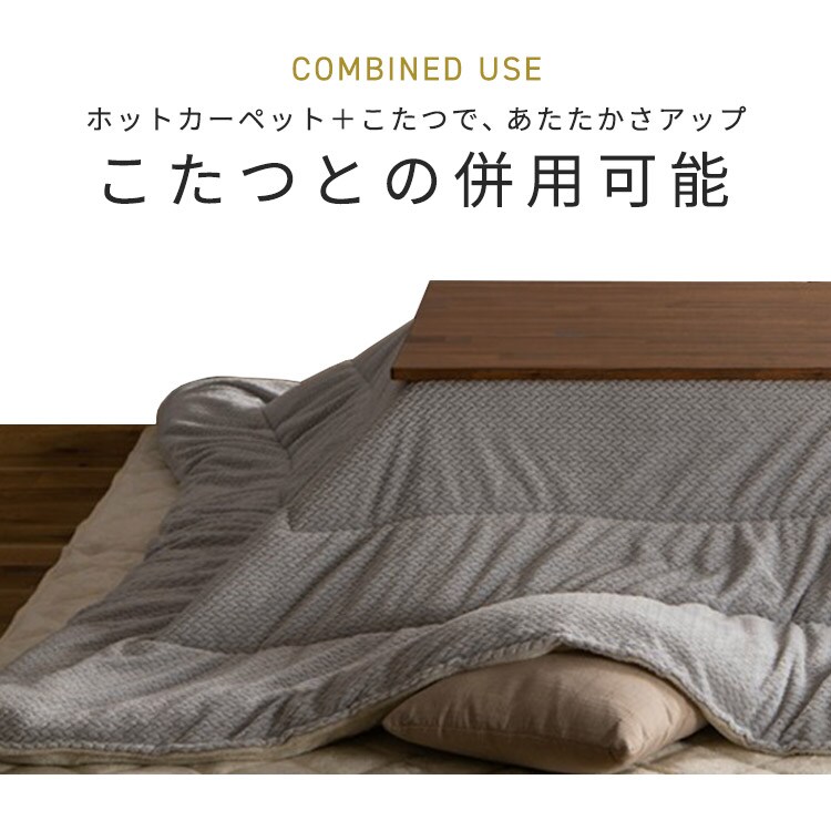 ホットカーペット 3畳 195×235 温度調節無段階 HCM－T2420 省エネ室温