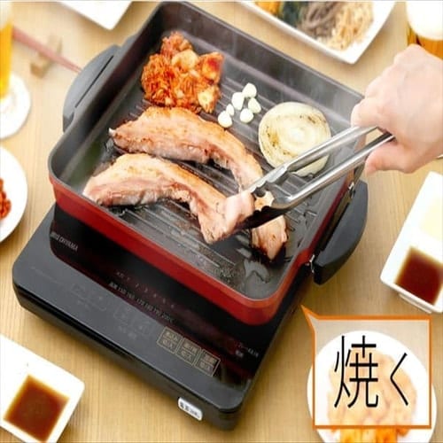 IHコンロ鍋セット 1400W IHKP-3524-B/R H572521F│アイリスプラザ│アイリスオーヤマ公式通販サイト