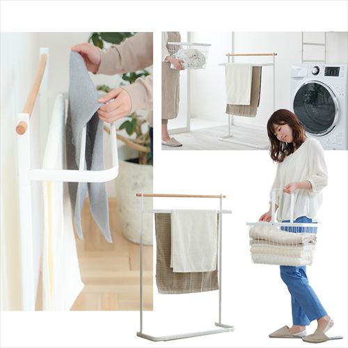 物干し 室内用 タオルハンガー NRMH-720T H573384 │アイリスオーヤマ