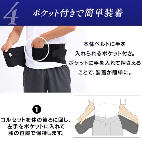 理学療法士設計サポーター 腰用 Isk 全3サイズ Hf アイリスプラザ アイリスオーヤマ公式通販サイト