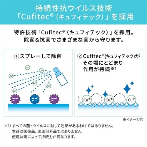 抗菌・抗ウイルススプレー詰替え用180ml KVS-180T【プラザマーケット