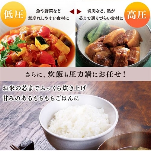 片手圧力鍋３Ｌセット NKAR-3LS レッド H574500 │アイリスプラザ│アイリスオーヤマ公式通販サイト