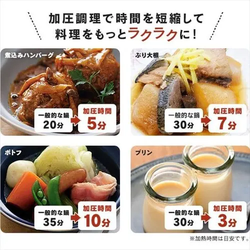 圧力鍋 両手圧力鍋 6L IH/ガス RAN-6L_15