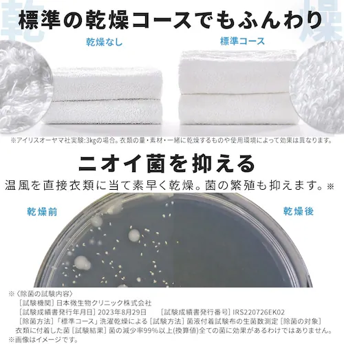【訳あり】【設置無料】 洗濯乾燥機 ドラム式 8kg 乾燥4kg 左開き 洗剤自動投入 銀イオン除菌 温水洗浄 節水 お手入れ簡単 ファイブセンシング HDK842Z-W_6