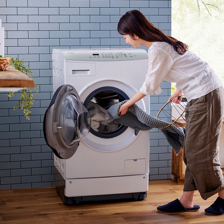 アイリスオーヤマ ドラム式洗濯乾燥機 FLK842-W 2023年製 設置無料】 洗濯乾燥機 ドラム式 8kg 乾燥4kg 左開き 温水洗浄