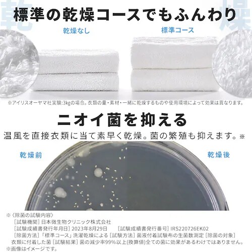 【訳あり】【設置無料】 洗濯乾燥機 ドラム式 8kg 乾燥4kg 左開き 温水洗浄 節水 お手入れ簡単 ファイブセンシング FLK842-W_5