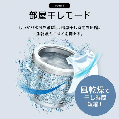 @ 5kg RpNg ԒZk[h l炵 IAW-T504-W zCg_8