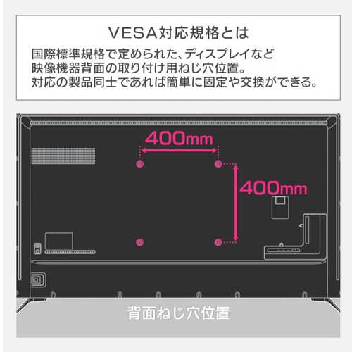 液晶ディスプレイ 75インチ LUCA ILD-B75UHDS-B_8