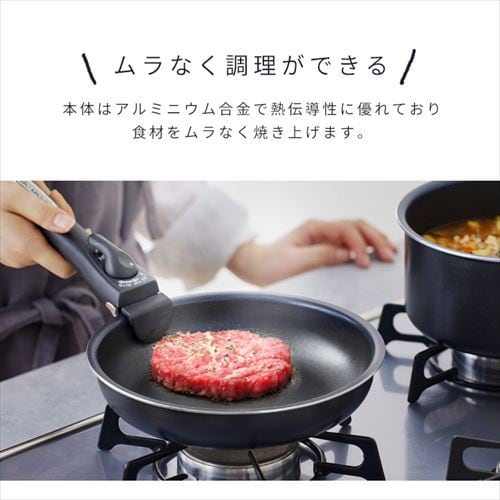 フライパン 5点セット IH/ガス火対応 ダイヤモンドコートパン