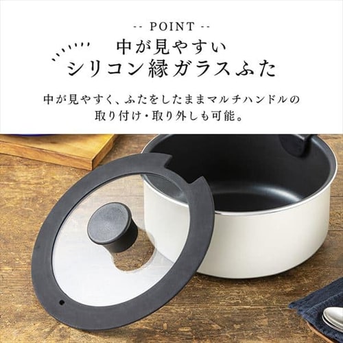 取っ手が外せるフライパン・なべ 11点セット TF-SE11 レッド H574930 │アイリスプラザ│アイリスオーヤマ公式通販サイト