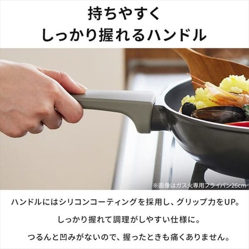 サーモス 取っ手のとれるフライパン専用フタ 対応サイズ：26cm 28cm KLE-001-BK ブラック