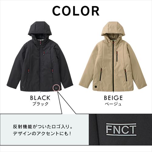 ヒートジャケット 中綿 裏アルミ XLサイズ FC21617-BEXL ベージュ