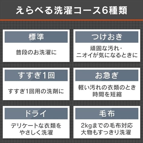 @ 6kg ԒZk[h KXgbv l炵 IAW-T605 S2F_8
